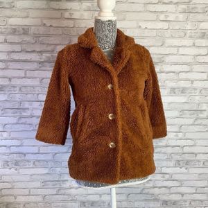 Trend Blossoms Teddy Bear Coat